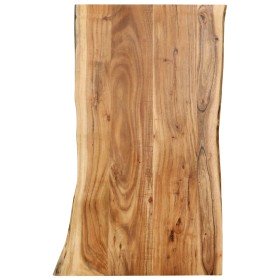 Superficie de mesa de madera maciza de acacia  100x(50-60)x2,5 cm Superficie de mesa de madera maciza de acacia 100x(50-60)x2,5 cm