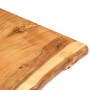Superficie de mesa de madera maciza de acacia 100x(50-60)x2,5 cm
