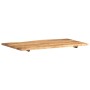 Superficie de mesa de madera maciza de acacia 100x(50-60)x2,5 cm