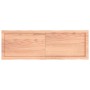 Tablero mesa madera tratada borde natural marrón 120x40x(2-6)cm