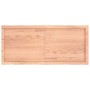 Tablero mesa madera tratada borde natural marrón 120x50x(2-6)cm