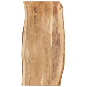 Superficie de mesa madera maciza de acacia 118x(50-60)x2,5 cm Superficie de mesa madera maciza de acacia 118x(50-60)x2,5 cm