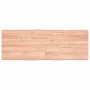 Tablero mesa madera tratada borde natural marrón 140x50x(2-6)cm