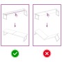 Tablero mesa madera tratada borde natural marrón 200x60x(2-6)cm