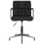 Drehbare Esszimmerstühle 6-teilig aus schwarzem Kunstleder von vidaXL, Essstühle - Ref: Foro24-3088083, Preis: 431,40 €, Raba...