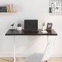 Tablero mesa madera tratada roble borde vivo marrón 100x40x2 cm