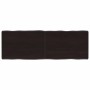 Tablero mesa madera tratada borde vivo marrón 120x40x(2-6) cm