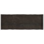 Tablero mesa madera tratada borde vivo marrón 140x50x(2-6) cm