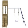Außen-Spielplatz aus imprägnierter Kiefernholz von vidaXL, Schaukeln und Spielgeräte - Ref: Foro24-3156924, Preis: 389,24 €, ...