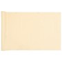 Pantalla de privacidad de balcón PVC crema 300x90 cm