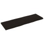 Tablero mesa madera tratada borde vivo marrón 180x60x(2-6) cm