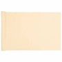 Pantalla de privacidad de balcón PVC crema 500x90 cm