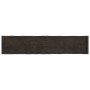 Tablero mesa madera tratada borde vivo marrón 200x40x(2-6) cm