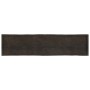 Tablero mesa madera tratada borde vivo marrón 220x50x(2-6) cm