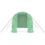 Invernadero con estructura de acero verde 4 m² 2x2x2 m