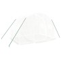Invernadero con estructura de acero blanco 6 m² 3x2x2 m