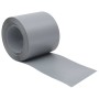 Pantallas privacidad jardín 10 uds PVC gris 252,5x19 cm