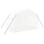 Invernadero con estructura de acero blanco 6 m² 3x2x2 m