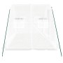 Invernadero con estructura de acero blanco 8 m² 4x2x2 m
