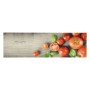 Alfombra de cocina lavable terciopelo tomates 45x150 cm
