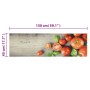 Alfombra de cocina lavable terciopelo tomates 45x150 cm
