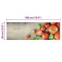 Alfombra de cocina lavable terciopelo tomates 60x180 cm