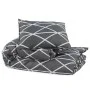Juego de funda nórdica algodón gris 200x200 cm de vidaXL, Fundas de nórdico - Ref: Foro24-136050, Precio: 25,66 €, Descuento: %