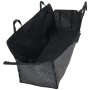 Funda para asiento de coche para perros negro 137x46x50 cm
