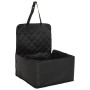 Silla de coche para perros negro 45x45x25/55 cm