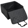 Silla de coche para perros negro 45x45x25/55 cm