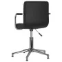 Drehbarer Bürostuhl aus schwarzem Kunstleder von vidaXL, Bürostühle - Ref: Foro24-334750, Preis: 99,49 €, Rabatt: %