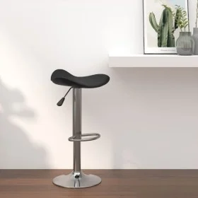 Küchenhocker aus verchromtem Stahl und schwarzem Kunstleder von vidaXL, Küchenhocker - Ref: Foro24-335080, Preis: 67,29 €, Ra...
