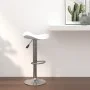 Kitchen stool made of chrome-plated steel and white faux leather by vidaXL, Kitchen stools - Ref: Foro24-335079, Price: 68,07...