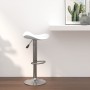 Küchenhocker aus Chromstahl und weißem Kunstleder von vidaXL, Küchenhocker - Ref: Foro24-335079, Preis: 67,92 €, Rabatt: %