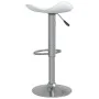 Küchenhocker aus Chromstahl und weißem Kunstleder von vidaXL, Küchenhocker - Ref: Foro24-335079, Preis: 68,07 €, Rabatt: %