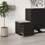 Engineered wood black stool box 40.5x40x40 cm by vidaXL, Storage baskets - Ref: Foro24-808775, Price: 46,91 €, Discount: %