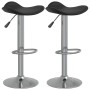 Küchenhocker 2 Stk. Chromstahl, schwarzes Kunstleder von vidaXL, Küchenhocker - Ref: Foro24-335090, Preis: 98,76 €, Rabatt: %