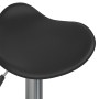 Küchenhocker 2 Stk. Chromstahl, schwarzes Kunstleder von vidaXL, Küchenhocker - Ref: Foro24-335090, Preis: 98,76 €, Rabatt: %