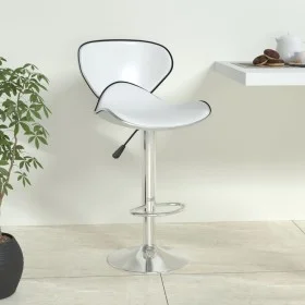 Weißer Küchenhocker aus Kunstleder von vidaXL, Küchenhocker - Ref: Foro24-335129, Preis: 84,03 €, Rabatt: %
