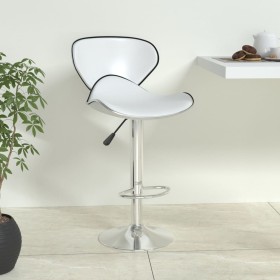 White synthetic leather kitchen stool by vidaXL, Kitchen stools - Ref: Foro24-335129, Price: 85,50 €, Discount: %