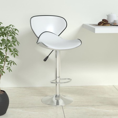 Weißer Küchenhocker aus Kunstleder von vidaXL, Küchenhocker - Ref: Foro24-335129, Preis: 85,50 €, Rabatt: %