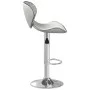Taburete de cocina cuero sintético blanco de vidaXL, Taburetes de cocina - Ref: Foro24-335129, Precio: 84,01 €, Descuento: %