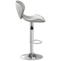 Weißer Küchenhocker aus Kunstleder von vidaXL, Küchenhocker - Ref: Foro24-335129, Preis: 85,50 €, Rabatt: %