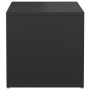 Engineered wood black stool box 40.5x40x40 cm by vidaXL, Storage baskets - Ref: Foro24-808775, Price: 46,91 €, Discount: %