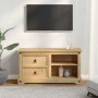 Mueble de TV Corona madera maciza de pino 100x40x52 cm en Muebles TV | Comprar online en Foro24