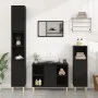 Black plywood sink cabinet 80x33x60 cm by vidaXL, bathroom vanities - Ref: Foro24-821285, Price: 55,72 €, Discount: %