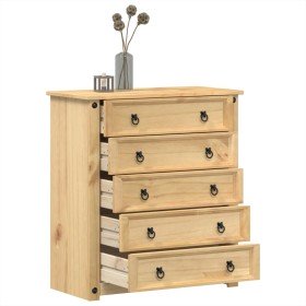 Cómoda cajonera Corona madera maciza de pino 80x40x89 cm Cómoda cajonera Corona madera maciza de pino 80x40x89 cm