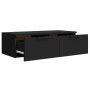 Schwarzer Wand-Schrank aus Ingenieurholz 68x30x20 cm von vidaXL, Regale und Regale - Ref: Foro24-811395, Preis: 69,39 €, Raba...