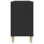 Black plywood sink cabinet 80x33x60 cm by vidaXL, bathroom vanities - Ref: Foro24-821285, Price: 55,72 €, Discount: %