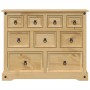 Cómoda cajonera Corona madera maciza de pino 101x45x82 cm